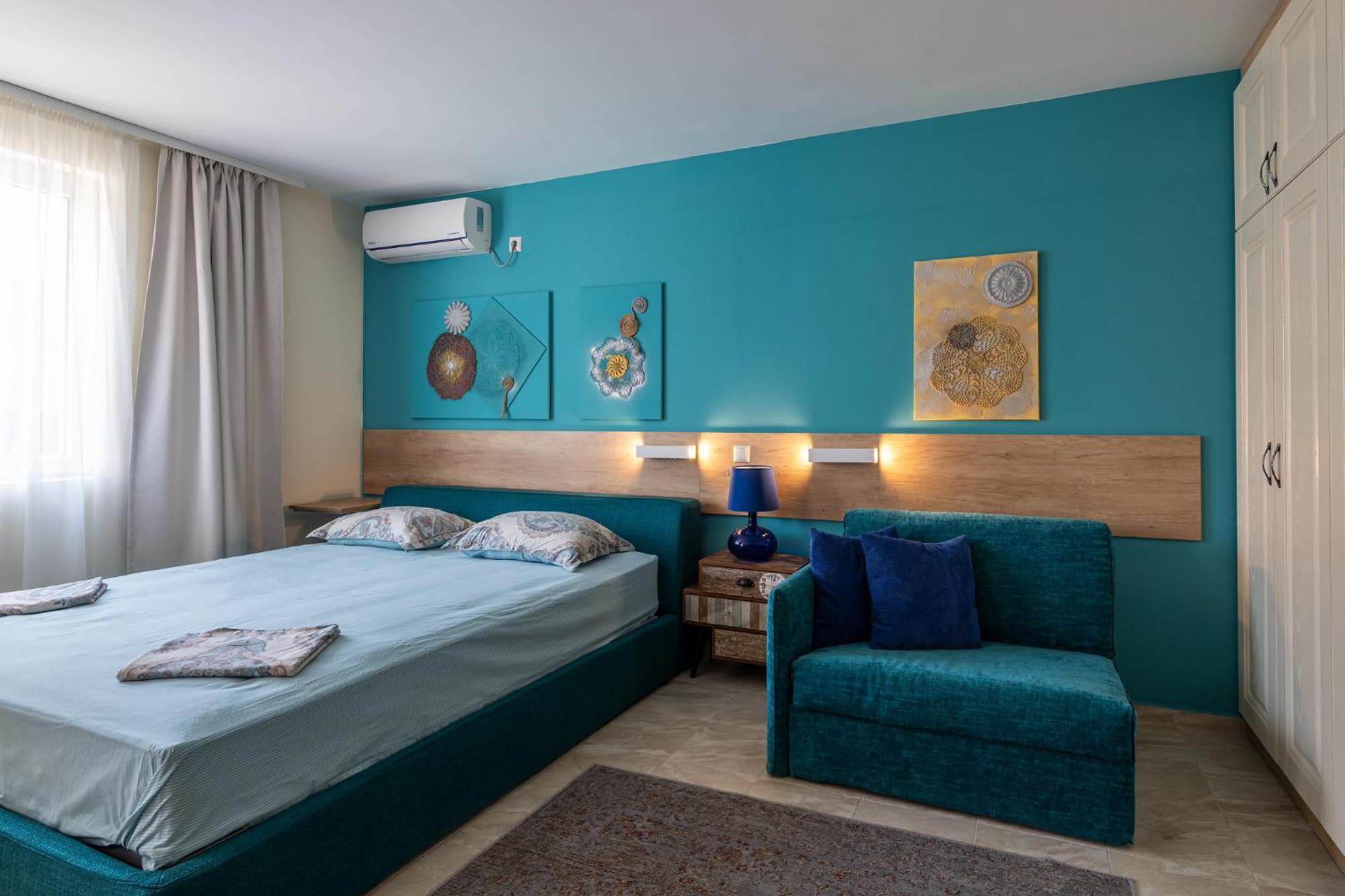 Turquoise Leilighet Pomorie Eksteriør bilde