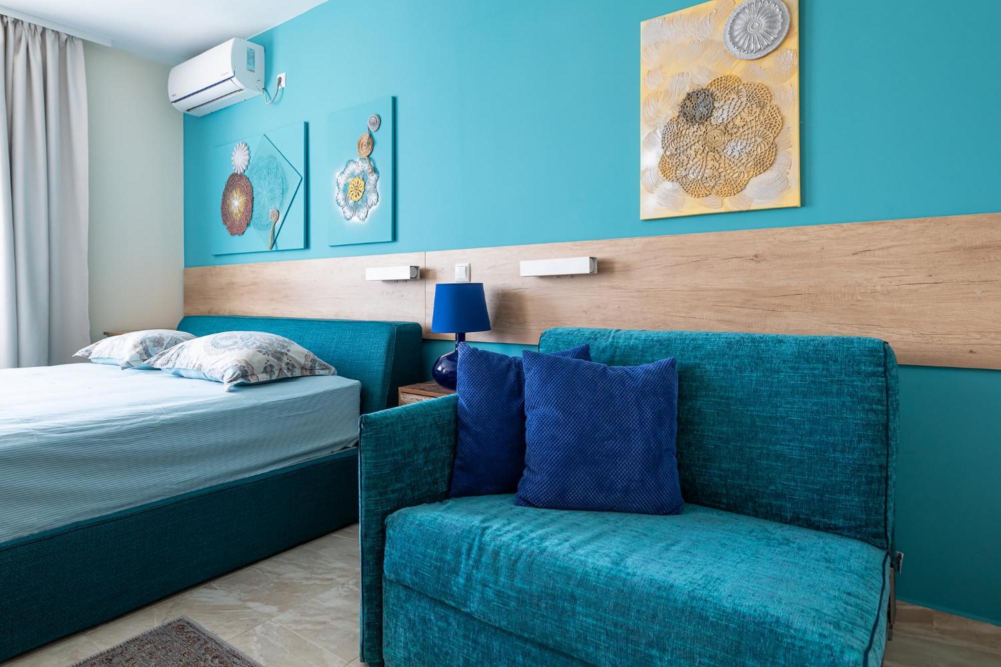 Turquoise Leilighet Pomorie Eksteriør bilde