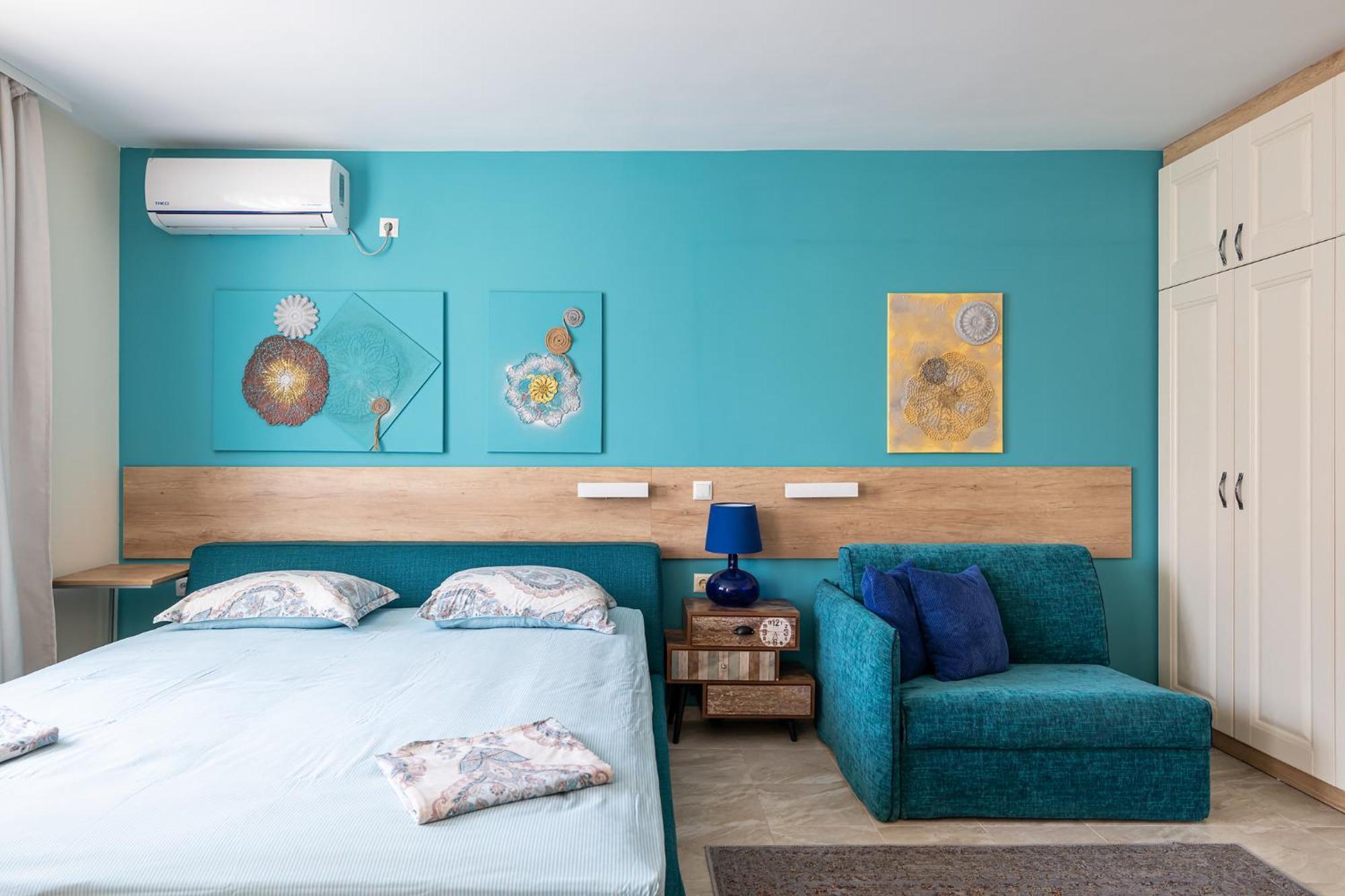 Turquoise Leilighet Pomorie Eksteriør bilde